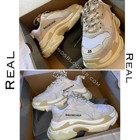 fake balenciaga shoes vs real triple s|balenciaga triple s legit check.